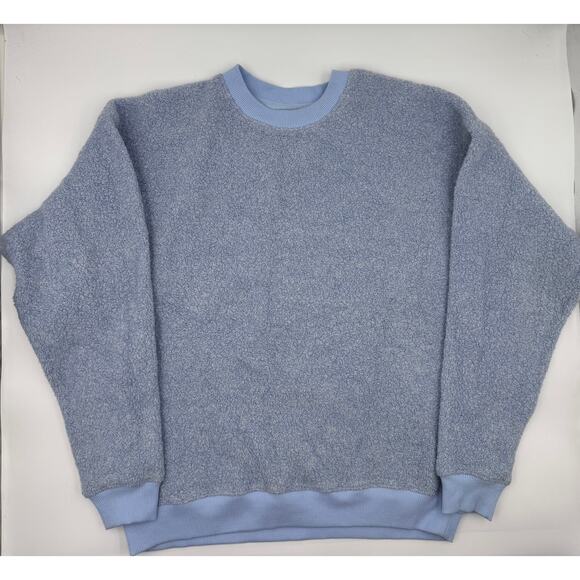 Outdoor‎ Voices Sky Blue Fleece Pullover Sweater Small - Picture 2 of 4